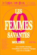 Affiche 2019 Les Femmes Savantes - La Comédie Saint-Michel