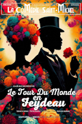 Affiche Le tour du monde en Feydeau - La Comédie Saint-Michel